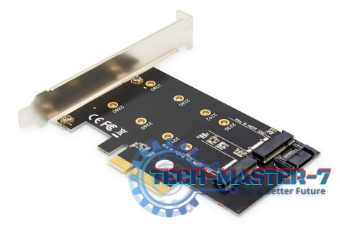 Karta rozszerzeń (Kontroler) M.2 NGFF/NVMe SSD PCIe 3.0 x4 SATA 80, 60, 42, 30 mm Karta rozszerzeń (Kontroler) M.2 NGFF/NVMe SSD PCIe 3.0 x4 SATA 80, 60, 42, 30 mm