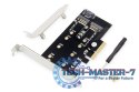 Karta rozszerzeń (Kontroler) M.2 NGFF/NVMe SSD PCIe 3.0 x4 SATA 80, 60, 42, 30 mm
