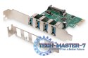 Karta rozszerzeń/Kontroler USB 3.0 PCI Express, 4xUSB 3.0, Chipset: VL805