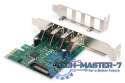 Karta rozszerzeń/Kontroler USB 3.0 PCI Express, 4xUSB 3.0, Chipset: VL805