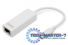 Karta sieciowa przewodowa USB 3.0 Typ C do Gigabit Ethernet 10/100/1000Mbps