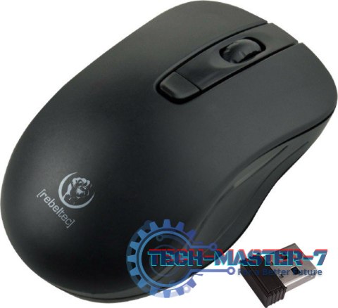 Mysz bezprzewodowa Rebeltec STAR black 800/1000/1600 DPI Mysz bezprzewodowa Rebeltec STAR black 800/1000/1600 DPI