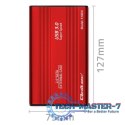 Obudowa na dysk HDD/SSD 2.5 cala SATA3 | USB 3.0 | Czerwona
