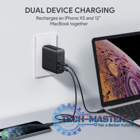 PA-D3 ładowarka sieciowa 2xUSB Power Delivery (1xUSB A+1xUSB C) 60W 5.4A PA-D3 ładowarka sieciowa 2xUSB Power Delivery (1xUSB A+1xUSB C) 60W 5.4A