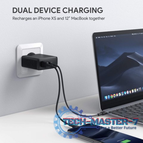 PA-D3 ładowarka sieciowa 2xUSB Power Delivery (1xUSB A+1xUSB C) 60W 5.4A PA-D3 ładowarka sieciowa 2xUSB Power Delivery (1xUSB A+1xUSB C) 60W 5.4A