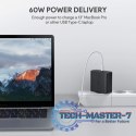PA-D3 ładowarka sieciowa 2xUSB Power Delivery (1xUSB A+1xUSB C) 60W 5.4A