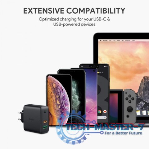 PA-D3 ładowarka sieciowa 2xUSB Power Delivery (1xUSB A+1xUSB C) 60W 5.4A PA-D3 ładowarka sieciowa 2xUSB Power Delivery (1xUSB A+1xUSB C) 60W 5.4A