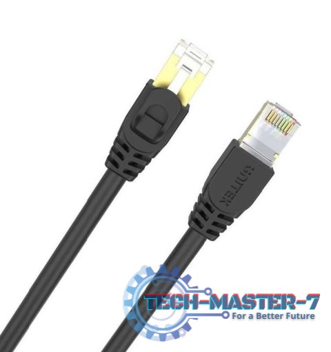 Patchcord Cat.7 SSTP (8P8C) RJ45, 10M, C1813EBK Czarny