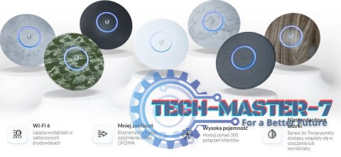 Punkt dostępowy UBIQUITI UniFi WiFi6 AP 4x4 MU-MIMO U6-LR
