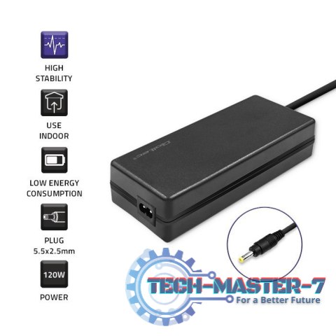Zasilacz do Asus 120W | 19V | 6.32A | 5.5*2.5 |+kabel zasilający Zasilacz do Asus 120W | 19V | 6.32A | 5.5*2.5 |+kabel zasilający