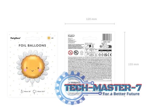 Balon foliowy Słońce 70cm Balon foliowy Słońce 70cm