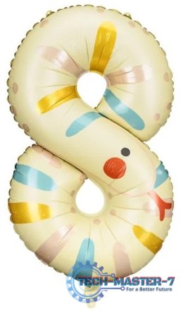 Balon foliowy urodzinowy cyfra 
