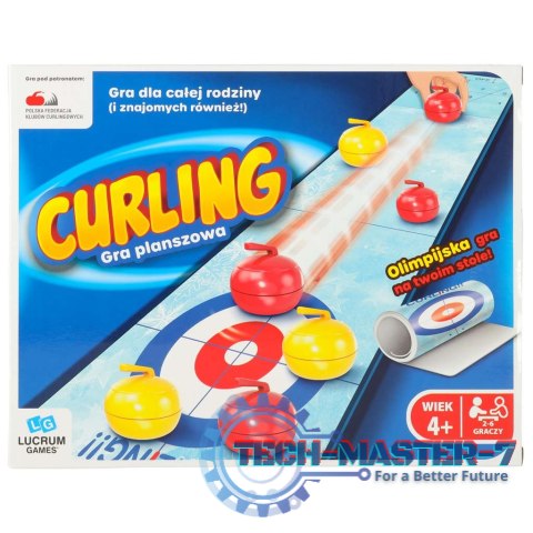 Curling gra planszowa zręcznościowa LUCRUM GAMES 4+ Curling gra planszowa zręcznościowa LUCRUM GAMES 4+