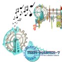 Klocki magnetyczne magnetic sticks marble tor kulkowy z dźwiękiem muzyką grający 118 elementów