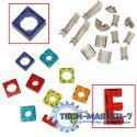Klocki magnetyczne magnetic sticks marble tor kulkowy z dźwiękiem muzyką grający 118 elementów