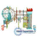 Klocki magnetyczne magnetic sticks marble tor kulkowy z dźwiękiem muzyką grający 118 elementów