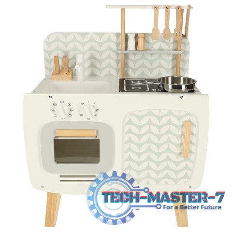 Kuchnia dla dzieci drewniana MDF LULILO RETRO akcesoria 73cm Kuchnia dla dzieci drewniana MDF LULILO RETRO akcesoria 73cm