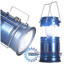 Lampa turystyczna lampka latarka biwakowa solarna