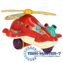 Pchacz na kiju samolot helikopter z dźwiękiem