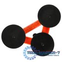 Przyssawka uchwyt próżniowy do przenoszenia szyb szkła glazury płytek 3x11,5cm 75kg WOKIN