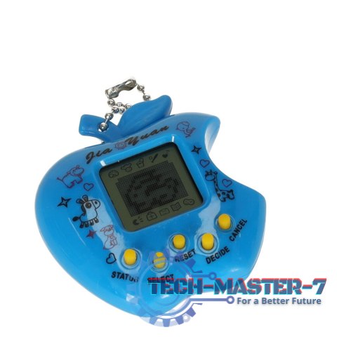 Tamagotchi gra elektroniczna dla dzieci jabłko niebieski Tamagotchi gra elektroniczna dla dzieci jabłko niebieski