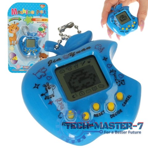 Tamagotchi gra elektroniczna dla dzieci jabłko niebieski Tamagotchi gra elektroniczna dla dzieci jabłko niebieski