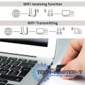 Adapter bezprzewodowy Ultra szybki DUAL mini WiFi 2 x 2dBi Standard AC | 1300Mbps
