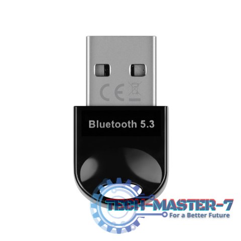 Adapter komputerowy USB Bluetooth 5.3 + EDR Dual Mode, 3 Mb/s, zasięg 20m, BT-060 Adapter komputerowy USB Bluetooth 5.3 + EDR Dual Mode, 3 Mb/s, zasięg 20m, BT-060