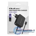 Ładowarka GaN Power Pro | 1xUSB-C | 65W | 5-20V | 3-3.25A | Czarna