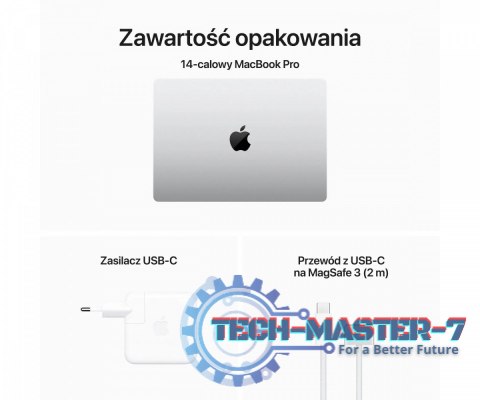 MacBook Pro 14,2 cali: M3 8/10, 8GB, 1TB - Gwiezdna szarość MacBook Pro 14,2 cali: M3 8/10, 8GB, 1TB - Gwiezdna szarość
