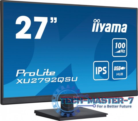 Monitor 27 cali ProLite XU2792QSU-B6 IPS,QHD,100Hz,HDMI,DP,4xUSB3.2,SLIM Monitor 27 cali ProLite XU2792QSU-B6 IPS,QHD,100Hz,HDMI,DP,4xUSB3.2,SLIM