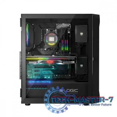 Obudowa Komputerowa Logic Portos ARGB Midi USB 3.0 Czarna Obudowa Komputerowa Logic Portos ARGB Midi USB 3.0 Czarna