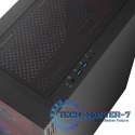 Obudowa komputerowa Siroco ARGB Flow Midi USB 3.0x2+Type-C Czarna