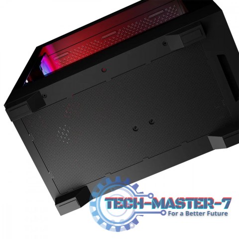 Obudowa komputerowa Siroco ARGB Flow Midi USB 3.0x2+Type-C Czarna Obudowa komputerowa Siroco ARGB Flow Midi USB 3.0x2+Type-C Czarna