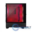 Obudowa komputerowa Siroco ARGB Flow Midi USB 3.0x2+Type-C Czarna