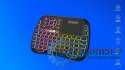 Podświetlana klawiatura bezprzewodowa RGB BT + 2.4 GHz , TV Box, Smart TV, Konsole, PC, KW-04