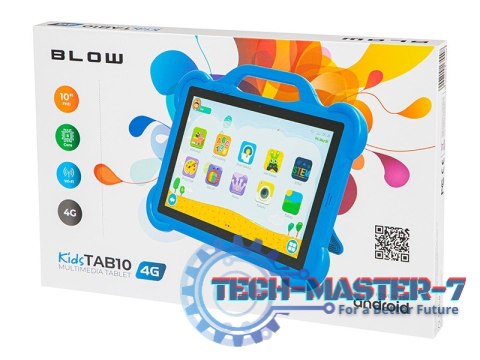 Tablet KidsTAB10 4G BLOW 4/64GB Niebieskie etui Tablet KidsTAB10 4G BLOW 4/64GB Niebieskie etui