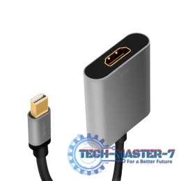 Adapter mDP do HDMI 4K 60Hz, aluminium 0.15m