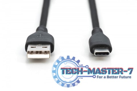 Kabel zasilający silikonowy USB-A - USB-C, USB 2.0 60W, 1m Czarny Kabel zasilający silikonowy USB-A - USB-C, USB 2.0 60W, 1m Czarny