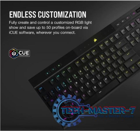 Klawiatura K100 RGB Air Wireless Ultra Thin Cherry MX Klawiatura K100 RGB Air Wireless Ultra Thin Cherry MX