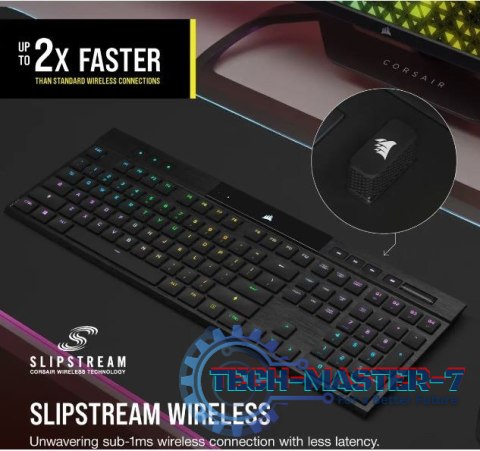 Klawiatura K100 RGB Air Wireless Ultra Thin Cherry MX Klawiatura K100 RGB Air Wireless Ultra Thin Cherry MX