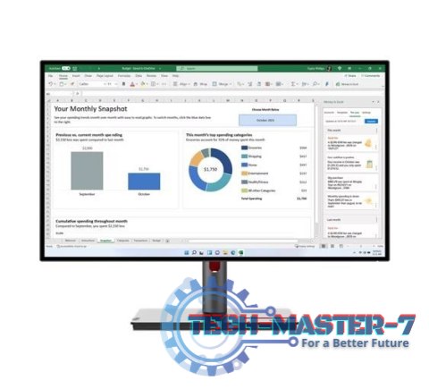 Monitor 27 cali ThinkVision P27q-30 WLED LCD 63A2GAT1EU