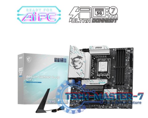 Płyta główna B860M GAMING PLUS WIFI s1851 4DDR5 ATX Płyta główna B860M GAMING PLUS WIFI s1851 4DDR5 ATX