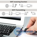 Szybki bezprzewodowy adapter USB DUAL Wi-Fi 2 x 2dBi | Standard AC | USB 3.0 | 1200Mbps