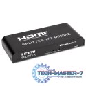 Aktywny rozdzielacz Splitter 2 x HDMI 4K x 2K | 6Gb/s | 60Hz