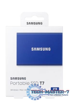 Dysk SSD Portable T7 2TB USB 3.2 GEN.2 BLUE Dysk SSD Portable T7 2TB USB 3.2 GEN.2 BLUE