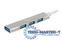 HUB 4-PORTOWY USB3.0 + USB 2.0, SLIM