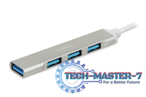 HUB 4-PORTOWY USB3.0 + USB 2.0, SLIM