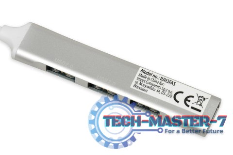 HUB 4-PORTOWY USB3.0 + USB 2.0, SLIM HUB 4-PORTOWY USB3.0 + USB 2.0, SLIM