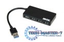 Hub USB 3.0 4-porty, slim IUH3F56 Czarny